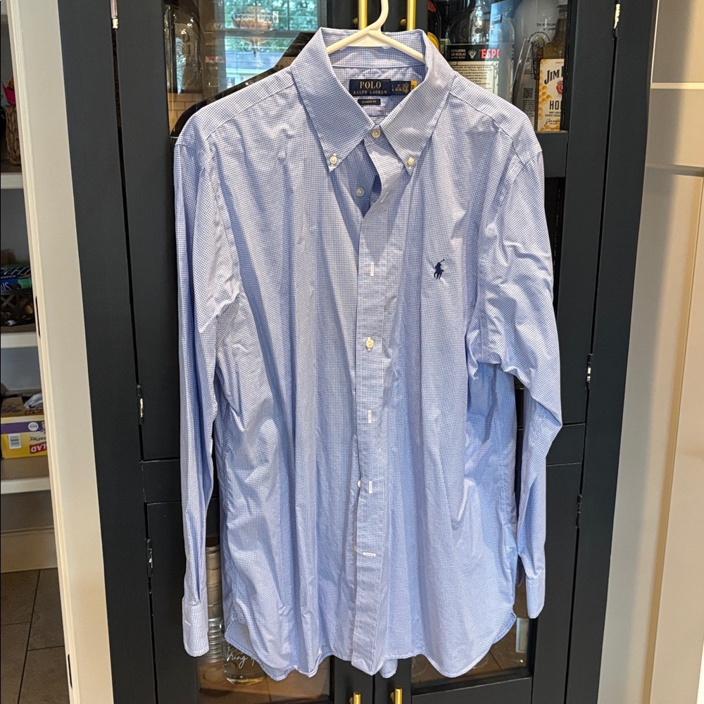 Ralph Lauren Light Blue Checkered Shirt